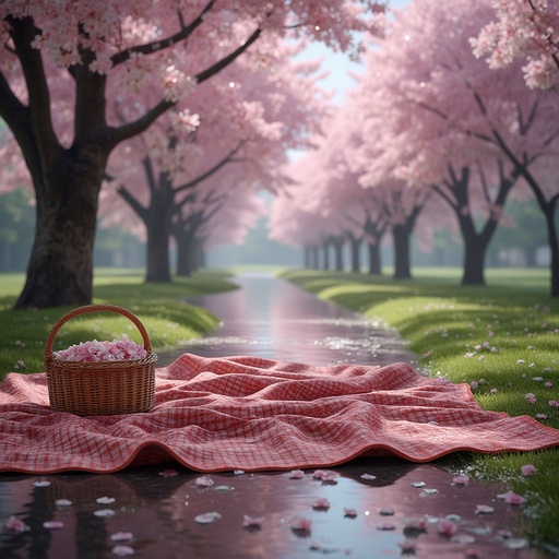 桜の道 - 무료 다운로드 가능한 自然