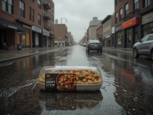 비에 젖은 도시 거리 - 무료 다운로드 가능한 도시 풍경