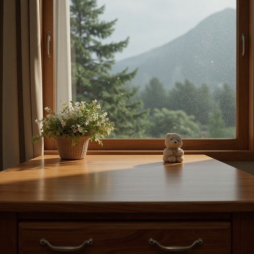 비에 젖은 창문 - 무료 다운로드 가능한 실내