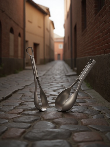 古びた石畳の路地とレンガの壁 - 무료 다운로드 가능한 都市の通り