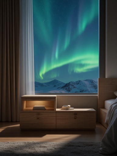 オーロラボレアリスの空 - 무료 다운로드 가능한 自然の風景