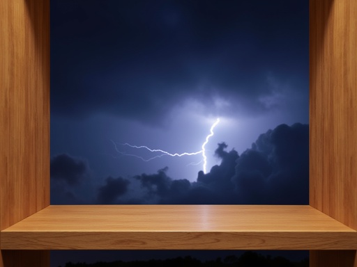 번개가 친 밤하늘 - 무료 다운로드 가능한 자연