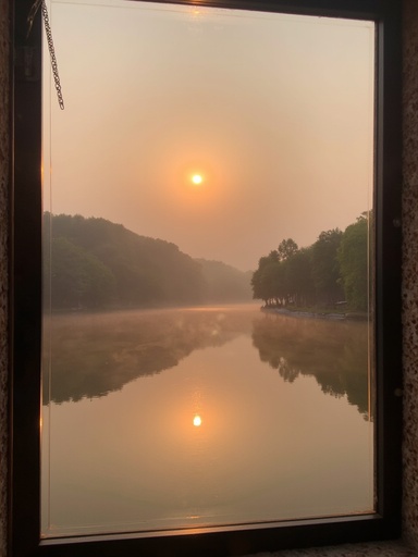 黄金の夕日が照らす湖 - 무료 다운로드 가능한 自然の風景