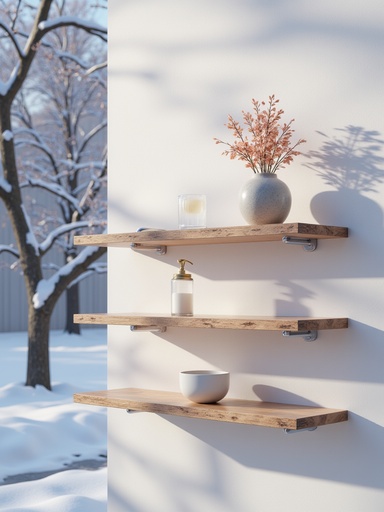 겨울 눈 덮인 거리 - 무료 다운로드 가능한 자연 경관