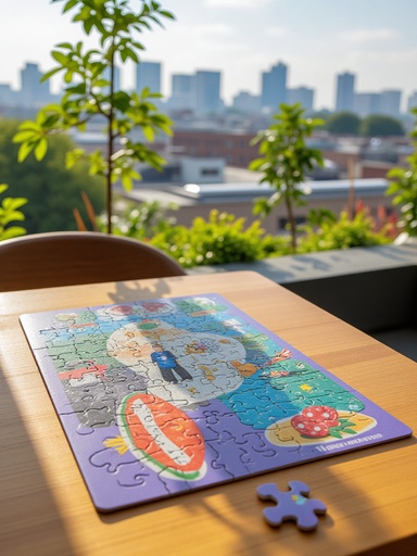 Rooftop garden with city skyline - 무료 다운로드 가능한 Urban landscape