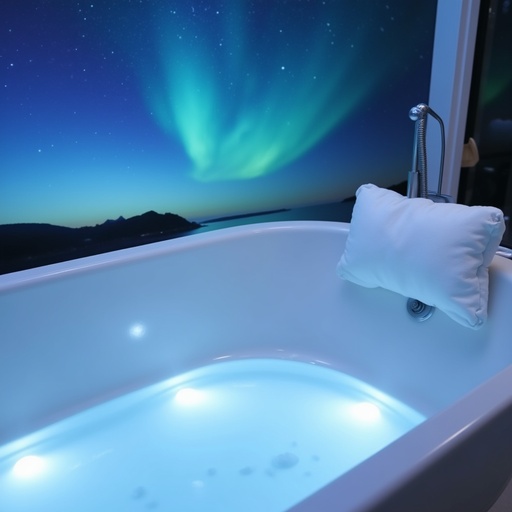 オーロラの夜空 - 무료 다운로드 가능한 自然風景