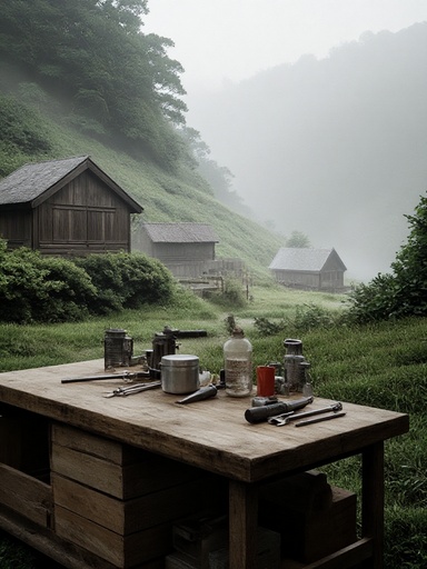 안개 낀 계곡 - 무료 다운로드 가능한 자연