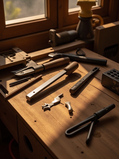 Wooden workbench - 무료 다운로드 가능한 Workspace