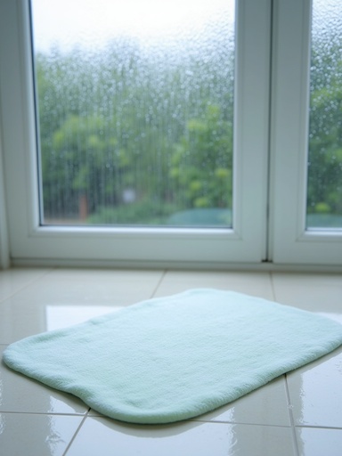 Tiled floor and rain-soaked window - 무료 다운로드 가능한 Indoor
