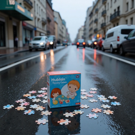 비 오는 도시 거리 - 무료 다운로드 가능한 도시 풍경