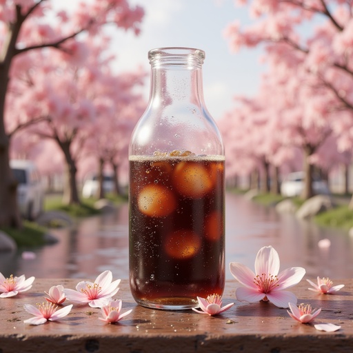 Wooden table with cherry blossoms - 무료 다운로드 가능한 Nature and Indoor
