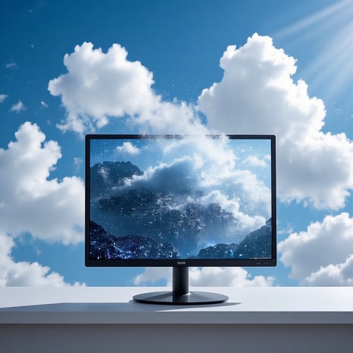 몽환적인 풍경 - 무료 다운로드 가능한 초현실적 상업 포스터