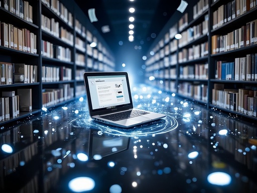 무한한 도서관 - 무료 다운로드 가능한 상업 포스터