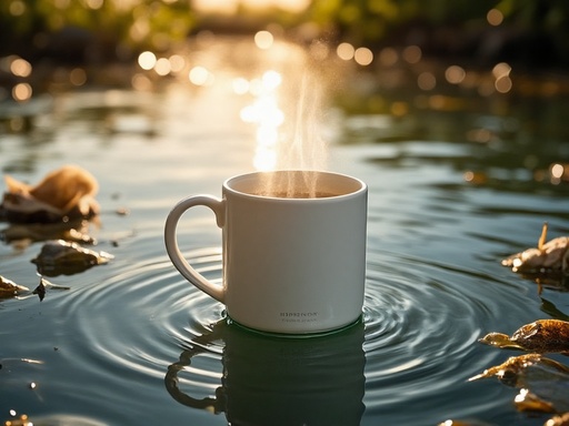 Serene water surface - 무료 다운로드 가능한 Nature