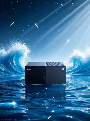 デジタル海 - 무료 다운로드 가능한 バーチャル背景