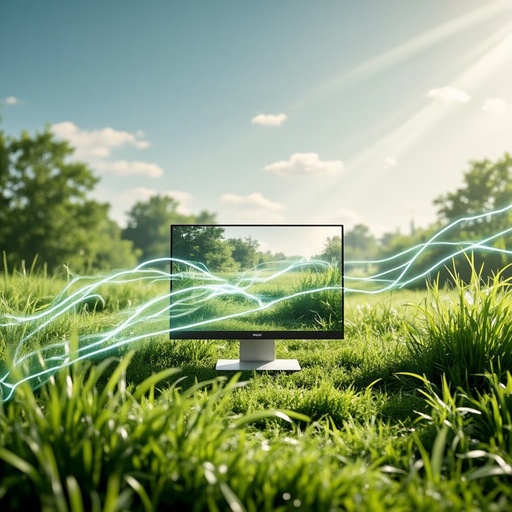 Futuristic Meadow - 무료 다운로드 가능한 Nature, Technology