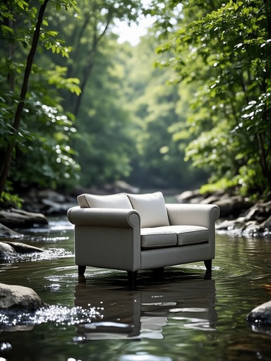 Calm forest and river - 무료 다운로드 가능한 Nature