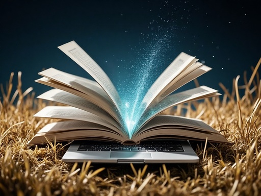 本の形のフィールド - 무료 다운로드 가능한 シュールな風景