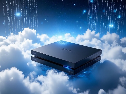 Digital clouds and binary code - 무료 다운로드 가능한 Virtual background