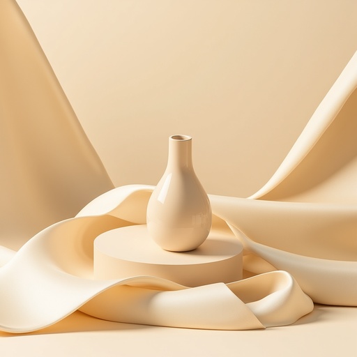 Minimalistic ivory podium - 무료 다운로드 가능한 Studio background