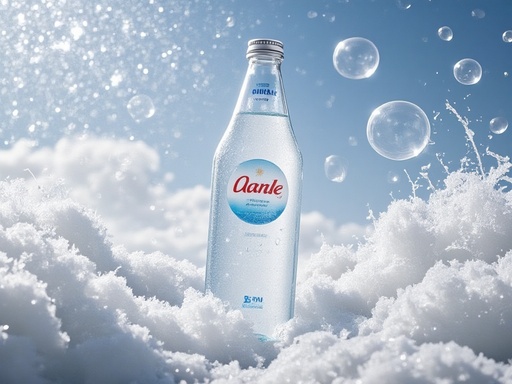 초현실적인 거품 정원 - 무료 다운로드 가능한 상업 포스터