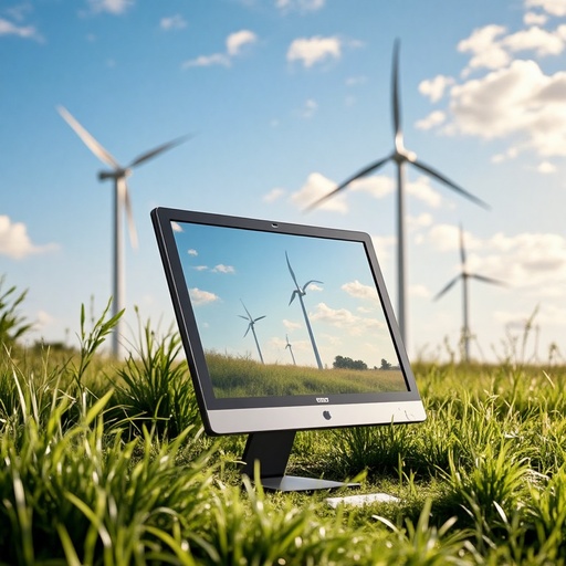 Meadow with wind turbines - 무료 다운로드 가능한 Nature