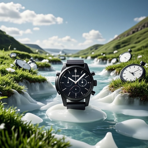 Melting Clocks Landscape - 무료 다운로드 가능한 Surreal Landscape