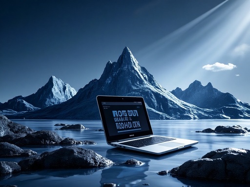 이진 코드 산 - 무료 다운로드 가능한 초현실적 풍경