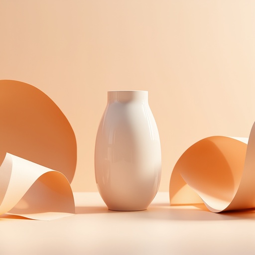 Peach fabric and paper arches - 무료 다운로드 가능한 Studio background