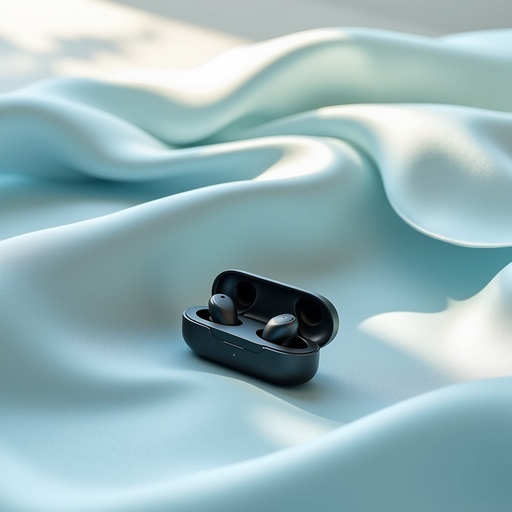 파스텔 블루 새틴 천 - 무료 다운로드 가능한 패브릭