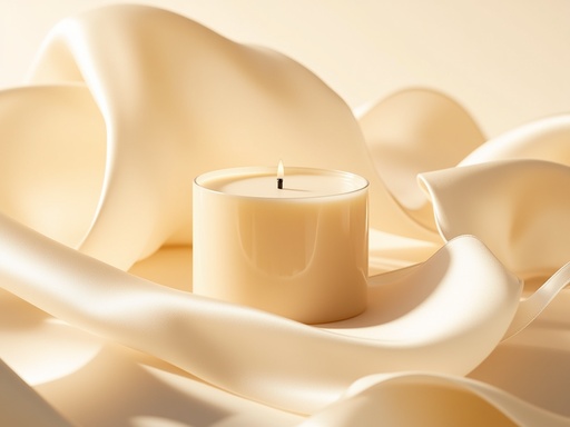 Ivory fabric and ribbons - 무료 다운로드 가능한 Minimalism