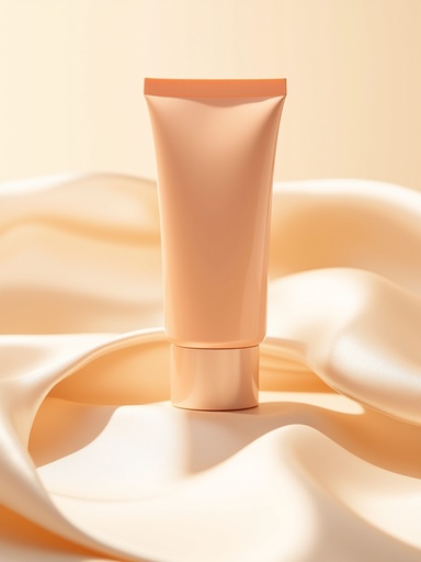 아이보리 색상의 새틴 천 - 무료 다운로드 가능한 패브릭