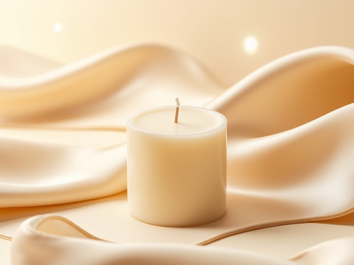 부드러운 베이지 색상의 사틴 - 무료 다운로드 가능한 패브릭 배경