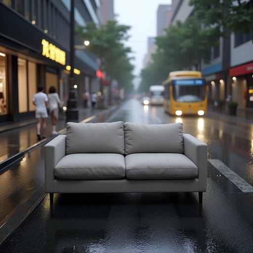 비 오는 도시 거리 - 무료 다운로드 가능한 도시 경관