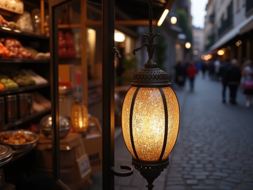 Cobblestone street and market - 무료 다운로드 가능한 Urban landscape