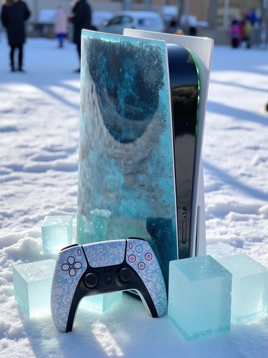 얼음 조각 - 무료 다운로드 가능한 겨울 배경