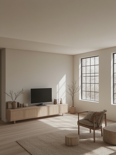 Scandinavian Living Room - 무료 다운로드 가능한 Interior