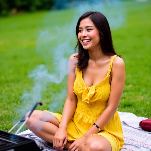 Summer barbecue setting - 무료 다운로드 가능한 Nature