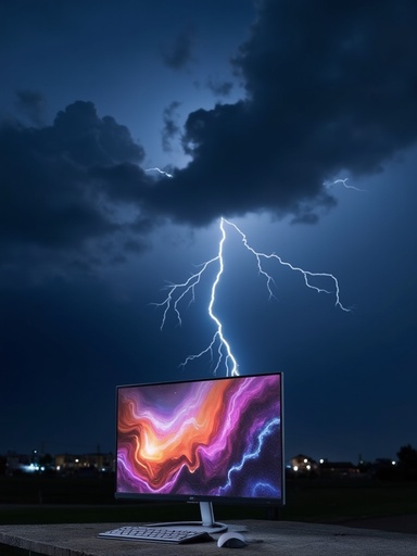 폭풍우 치는 밤하늘 - 무료 다운로드 가능한 자연