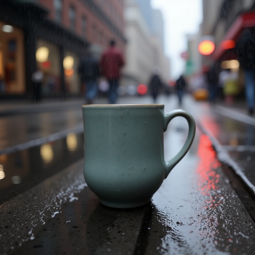 비 오는 도시 거리 - 무료 다운로드 가능한 도시 경관