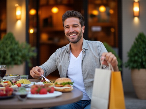 야외 레스토랑 - 무료 다운로드 가능한 식사 공간