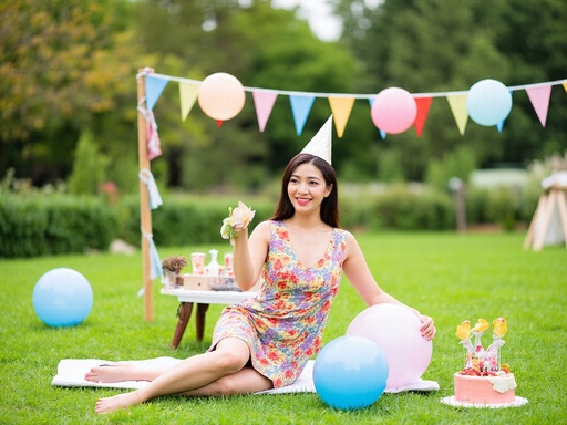 생일 파티 배경 - 무료 다운로드 가능한 야외