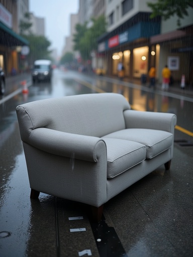 Rainy Urban Street - 무료 다운로드 가능한 Urban Landscape