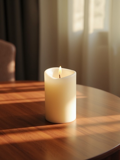 Candle on a wooden table - 무료 다운로드 가능한 Indoor
