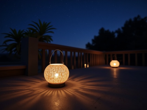 Wooden terrace with a starry sky - 무료 다운로드 가능한 Nature