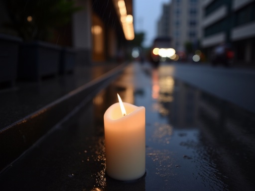 Rain-soaked urban street - 무료 다운로드 가능한 Urban landscape