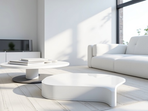 화이트 라운지 - 무료 다운로드 가능한 인테리어