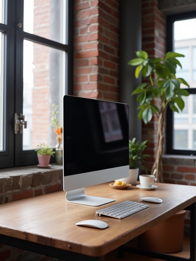 インダストリアルアパートの内装 - 무료 다운로드 가능한 インテリア