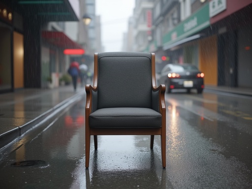 Rainy urban street - 무료 다운로드 가능한 Urban landscape