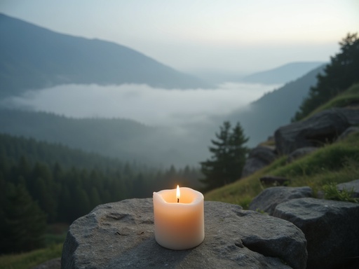 霧の谷 - 무료 다운로드 가능한 自然の風景